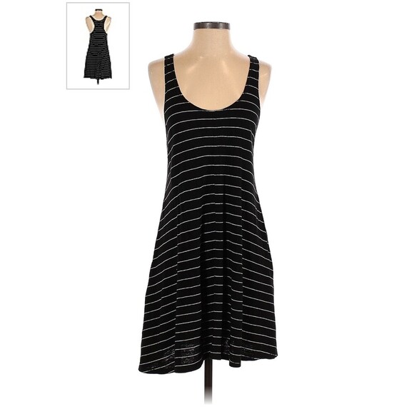 Lou & Grey Dresses & Skirts - Lou & Grey scoop neck linen blend tank dress casual black sz S